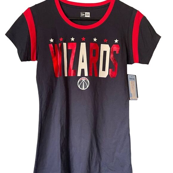 New Era Tops - Washington Wizards New Era T-Shirt Womens Size Small NBA Basketball Tee